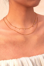 Sundrop Arcadia Layered Necklace - Styled Look - Waterproof Necklace