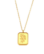 Petal Pendant Necklace