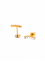 Sundrop Arc Earrings - On Model - Waterproof Earrings