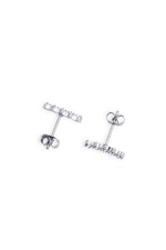Sundrop Arc Earrings in Silver - Front View - Waterproof Earrings