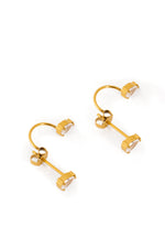 Sundrop Celeste Teardrop Earrings - Side View - Waterproof Earrings