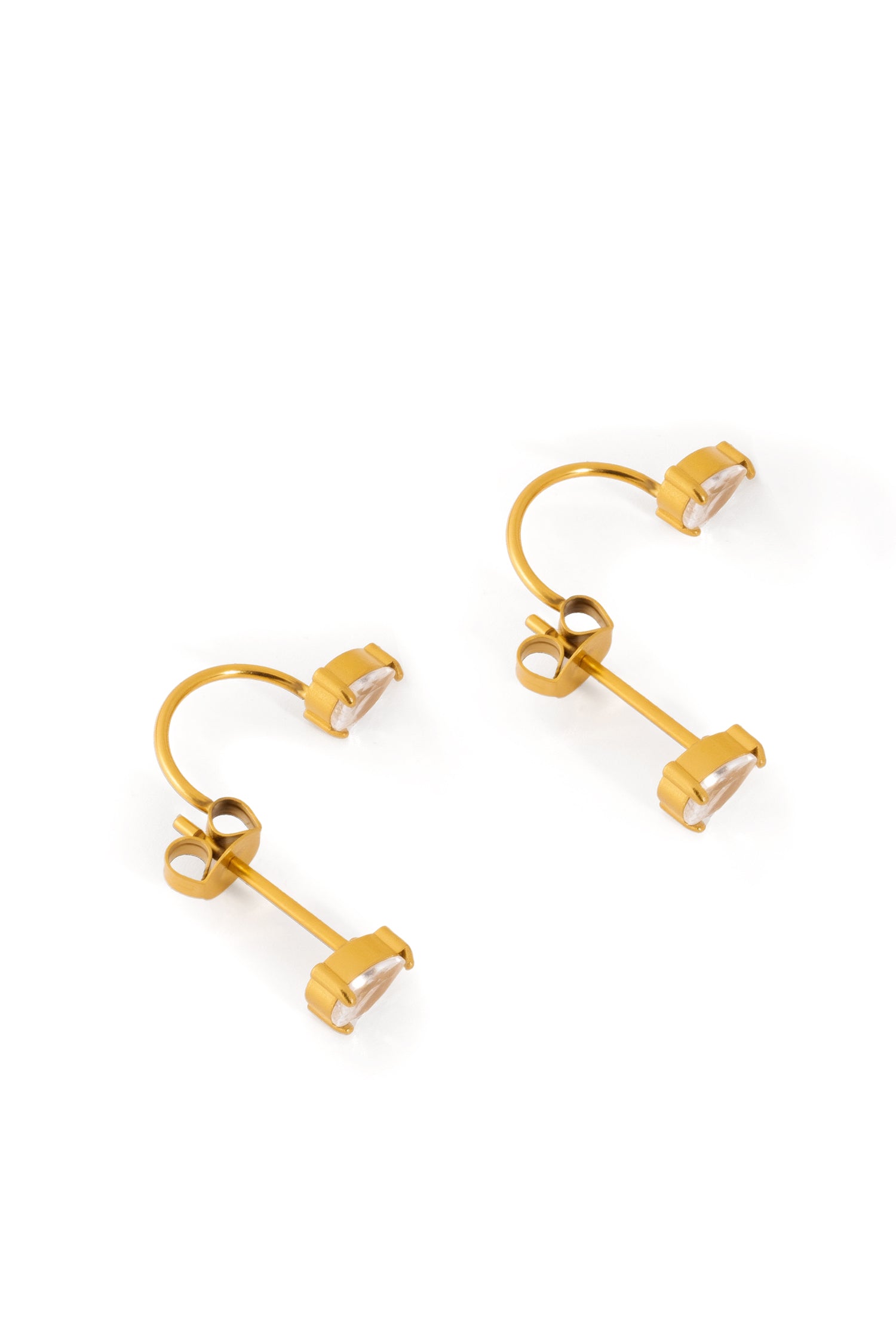 Sundrop Celeste Teardrop Earrings - Side View - Waterproof Earrings