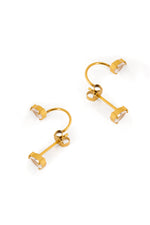 Sundrop Celeste Teardrop Earrings - Detail Shot - Waterproof Earrings