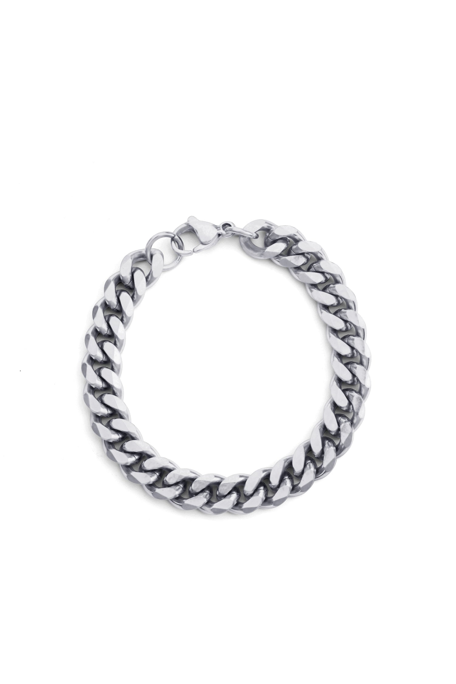 Sundrop Edge Bracelet in Silver - Full Length - Waterproof Bracelet