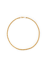 Sundrop Eterna Rope Chain in Gold - Full Length - Waterproof Necklace