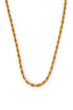 Sundrop Eterna Rope Chain in Gold - Comparison View - Waterproof Necklace