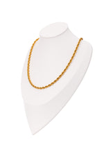 Sundrop Eterna Rope Chain in Gold - Styled Look - Waterproof Necklace