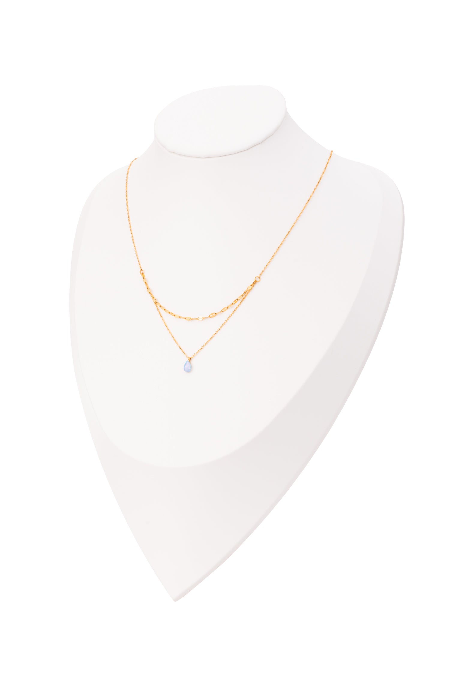 Sundrop Jetset Chain - On Model - Waterproof Necklace