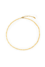 Sundrop Link Chain Necklace in Gold - Side View - Waterproof Necklace