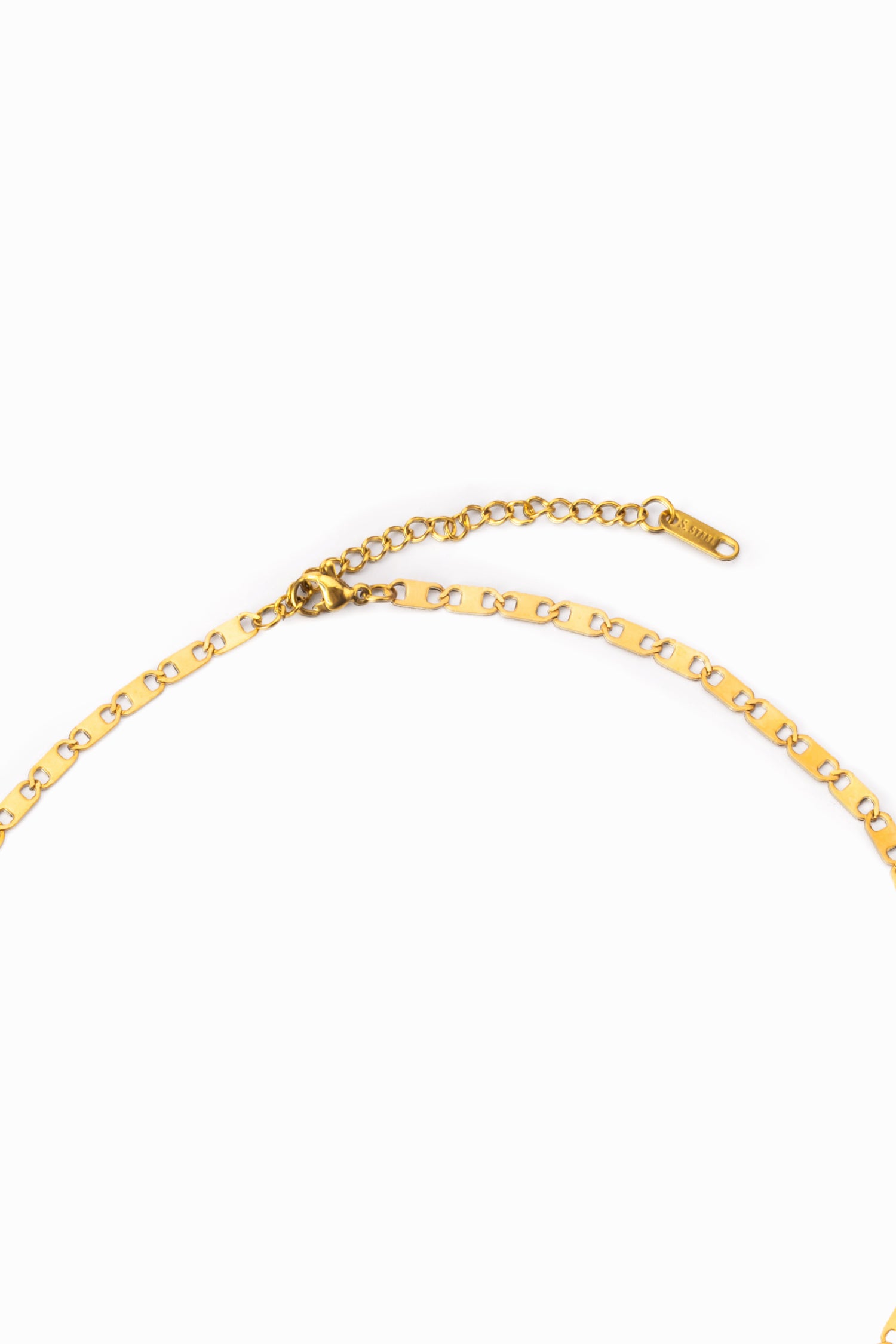 Sundrop Link Chain Necklace in Gold - Product Shot - Waterproof Necklace