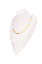 Sundrop Link Chain Necklace in Gold - Alternate Angle - Waterproof Necklace