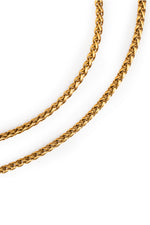Sundrop Monaco Chain in Gold - Alternate Angle - Waterproof Necklace