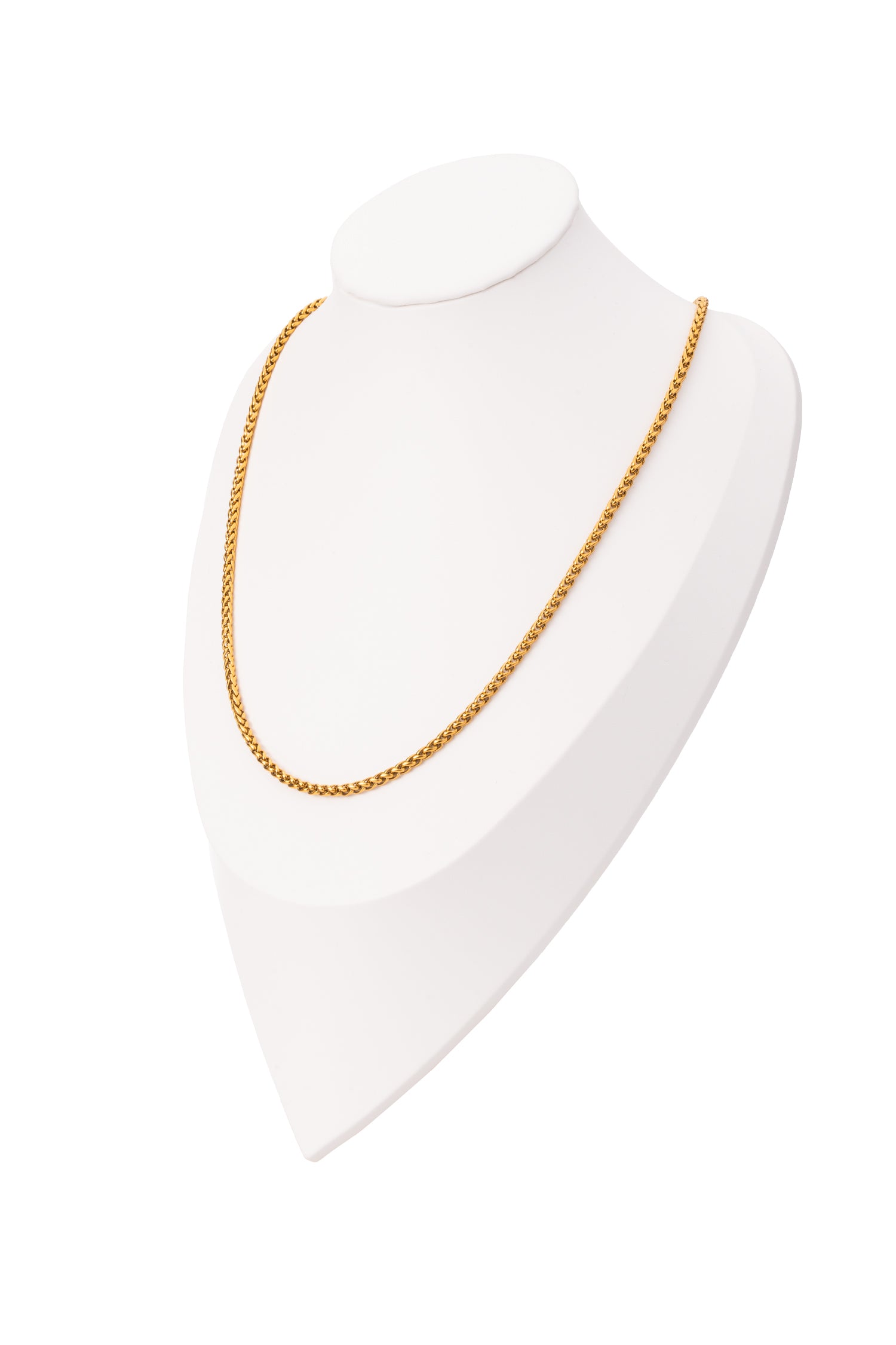 Sundrop Monaco Chain in Gold - Front View - Waterproof Necklace