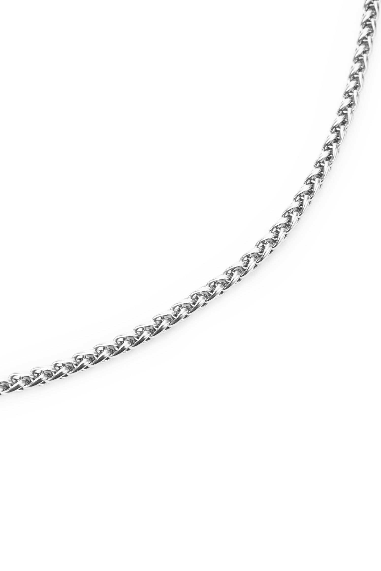 Sundrop Monaco Chain in Silver - Full Length - Waterproof Necklace