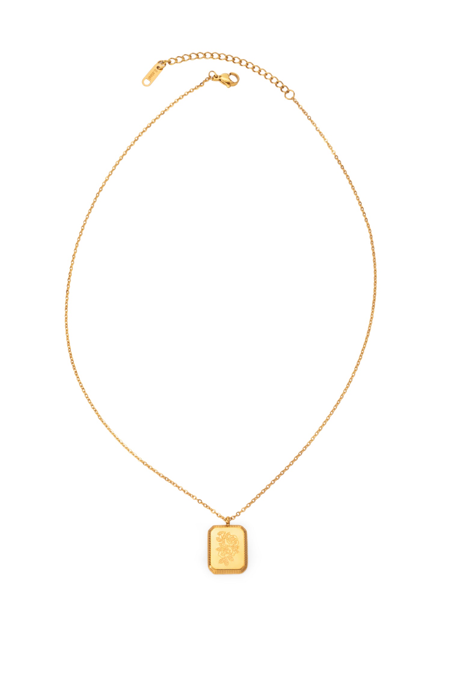 Sundrop Petal Pendant Necklace - Detail Shot - Waterproof Necklace