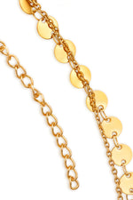 Sundrop Radiance Anklet in Gold - On Model - Waterproof Anklet