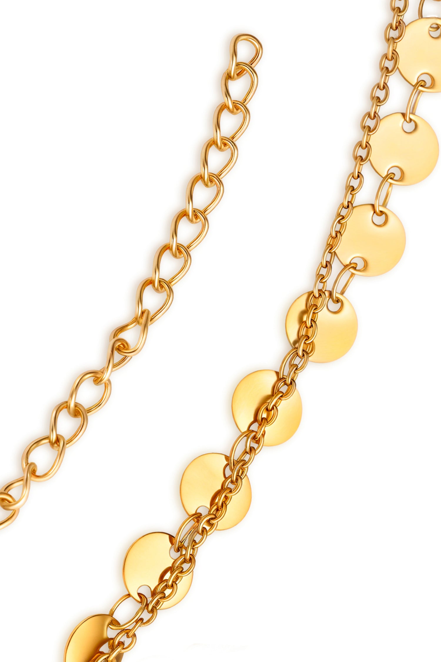 Sundrop Radiance Anklet in Gold - Alternate Angle - Waterproof Anklet