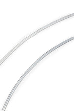 Sundrop Sleekline Chain in Silver - Size Reference - Waterproof Necklace