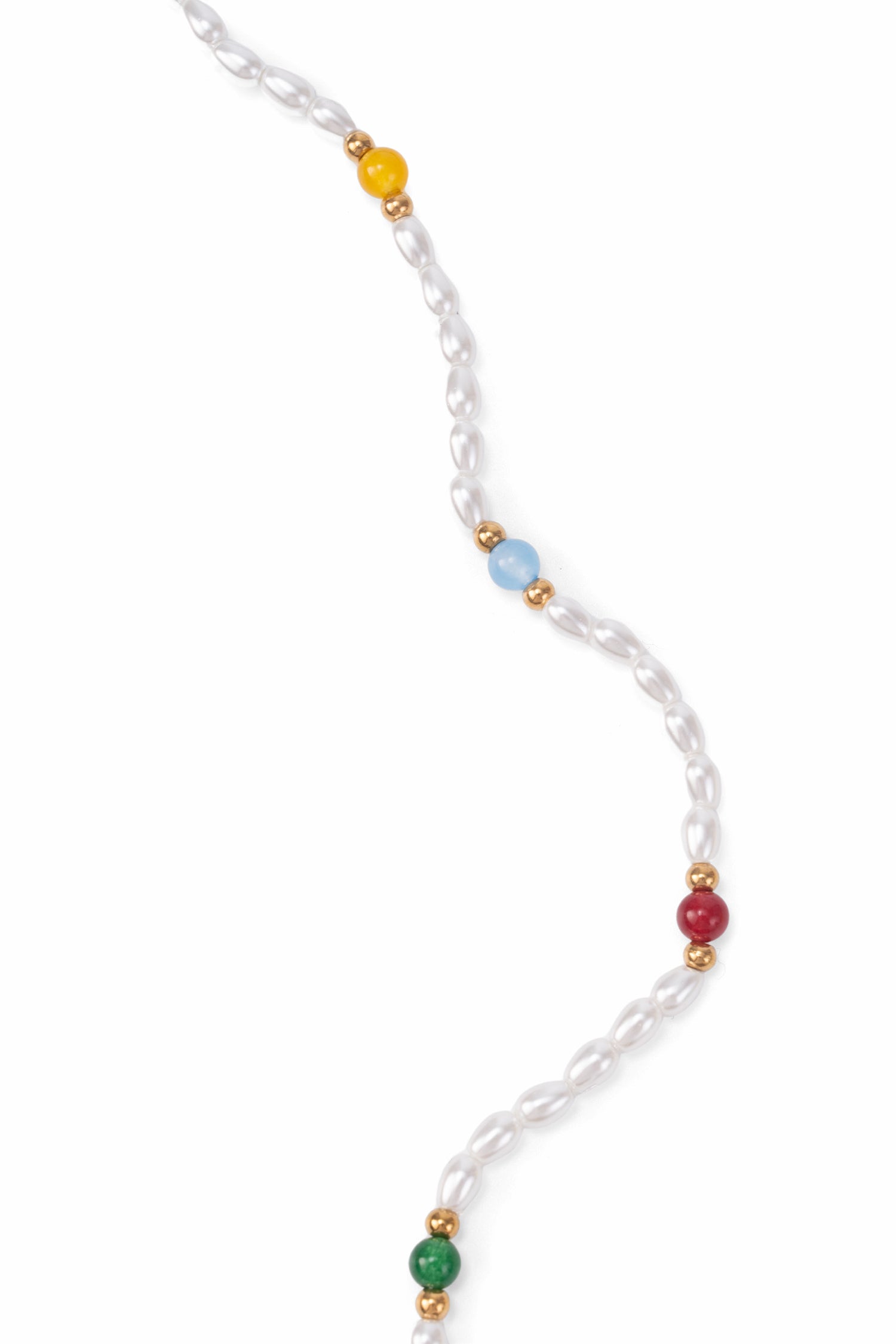 Sundrop Tidal Beaded Anklet - On Model - Waterproof Anklet