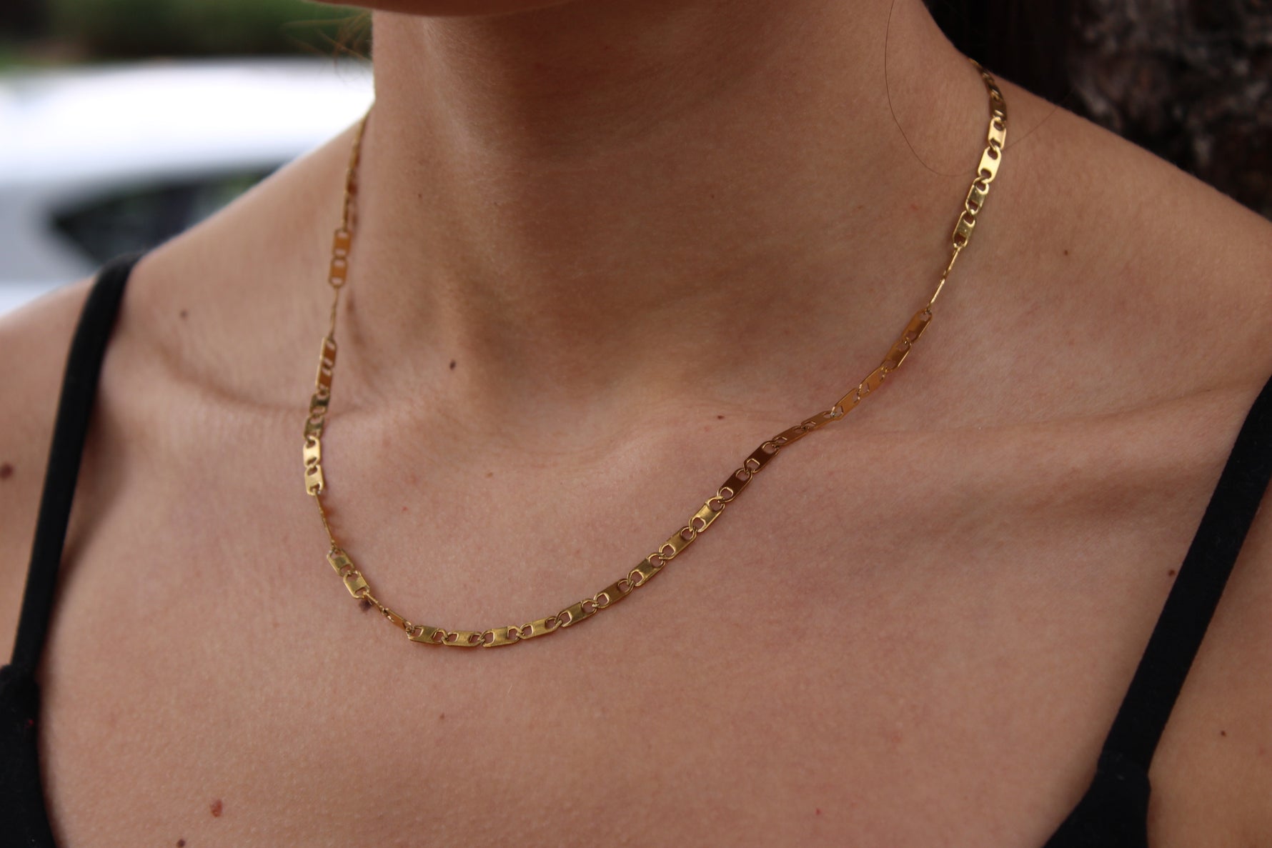 Sundrop Link Chain Necklace - Waterproof Necklace | Tarnish-Free Stainless Steel Jewelry