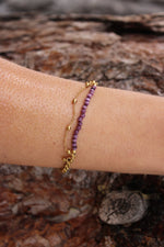 Sundrop Mauve Bracelet - Close-Up View - Waterproof Bracelet